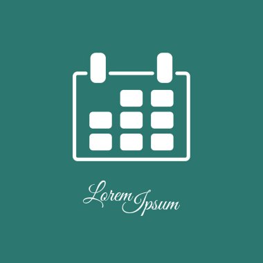 Web satırı simgesi. Takvim