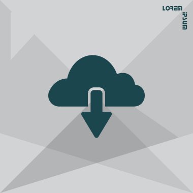 Bulut indirme simgesi