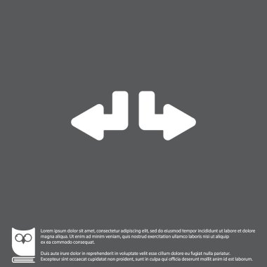 Oklar Web satırı simgesi