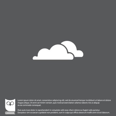 Bulutlar hava simgesi