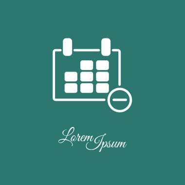 Web satırı simgesi. Takvim