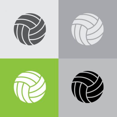 Voleybol basit simgesi