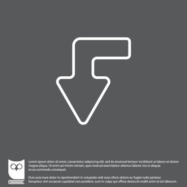 Ok Web satırı simgesi