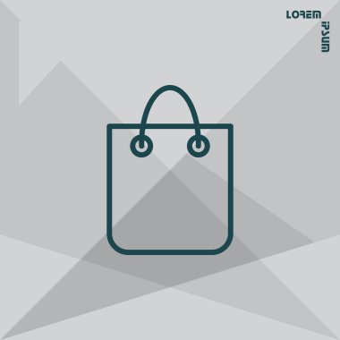 alışveriş çantası simgesi