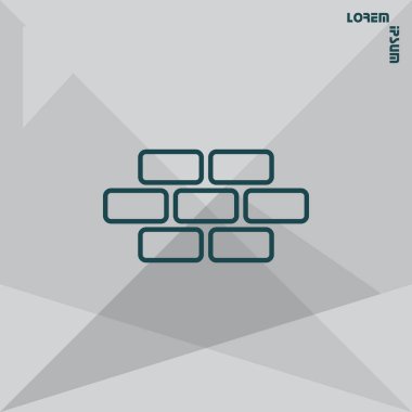 tuğla duvar simgesi