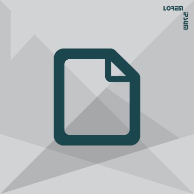 dosya (belge) simgesi