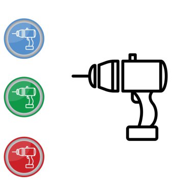 Elektrikli tornavida aracı işareti