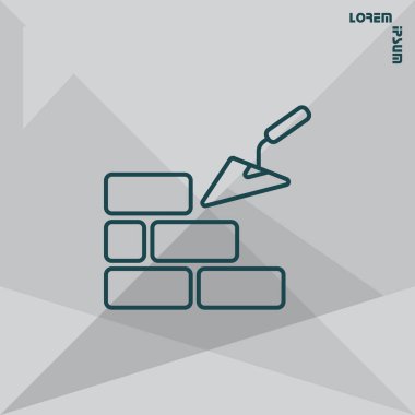 Tuğla ve mala simge yapı