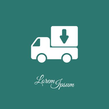 Tasarım Teslimat simgesinin