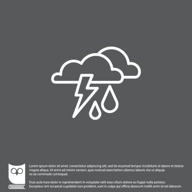 Sis (fırtına), bulutlar ve yağmur