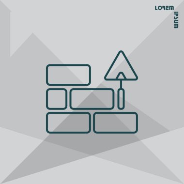 Tuğla ve mala simge yapı