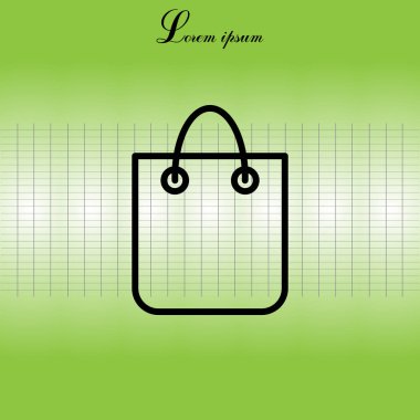 alışveriş çantası simgesi