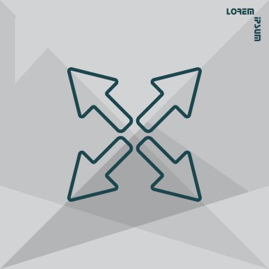 Oklar Web satırı simgesi