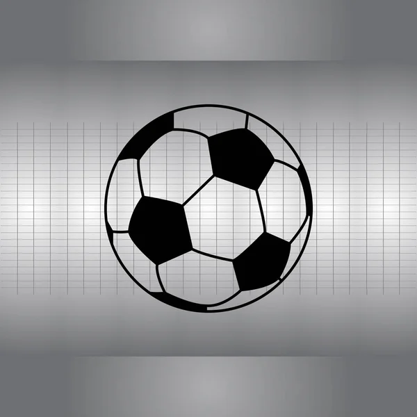 Icono de pelota de fútbol — Archivo Imágenes Vectoriales