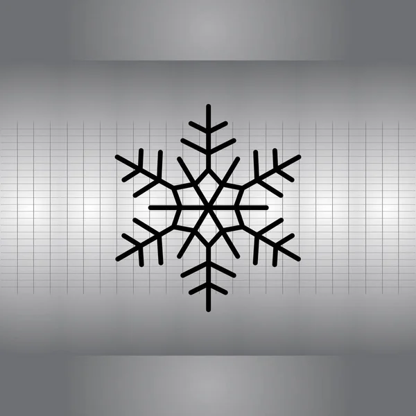 雪花线图标 — 图库矢量图片