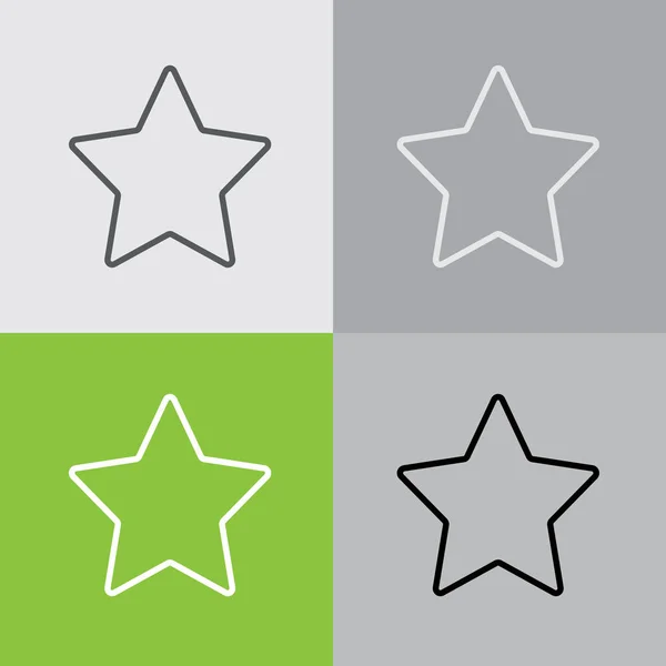 Star symbol icon — Stock Vector