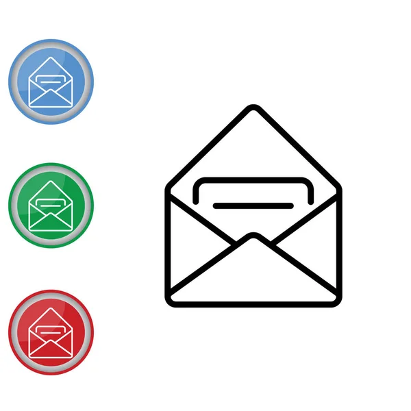 电子邮件图标的设计 — 图库矢量图片