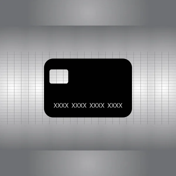 Ikona kreditní karty — Stockový vektor