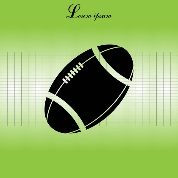 Ballon de football américain — Image vectorielle