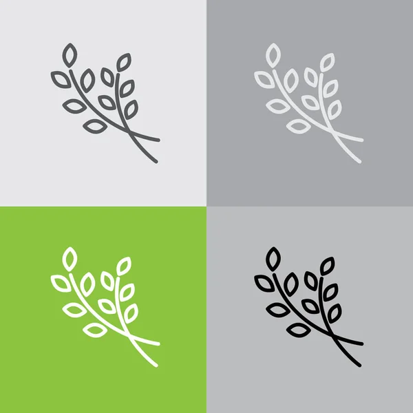 Zweige einfaches Symbol — Stockvektor