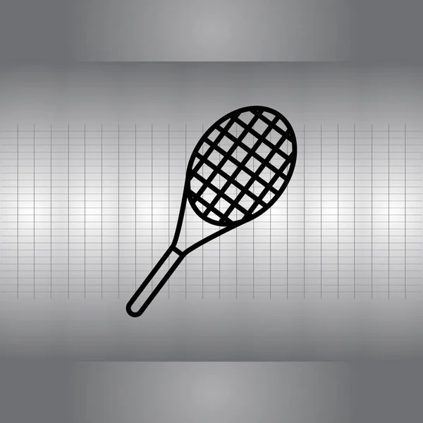Design der Tennis-Ikone — Stockvektor