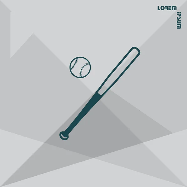 Design do ícone de beisebol —  Vetores de Stock