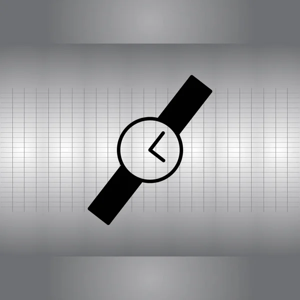 Иллюстрация значка наручных часов — стоковый вектор