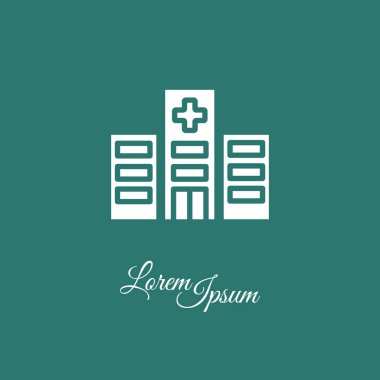 Hastane sembolü satır simgeler