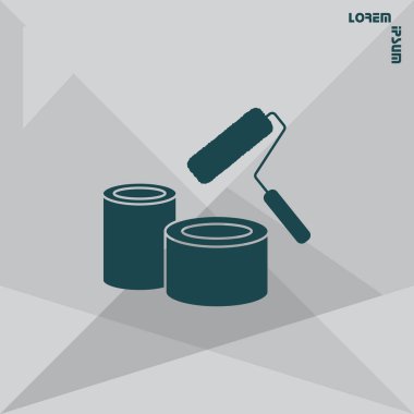 Boya ve silindir simge kümesi