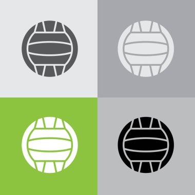 Voleybol basit simgesi