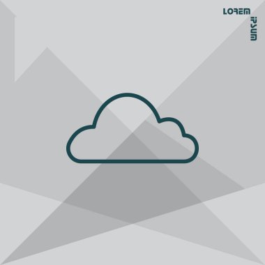 Tasarım meteoroloji simgesinin