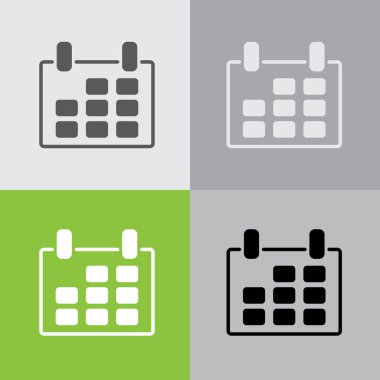 Web satırı simgesi. Takvim