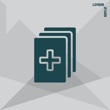 tıbbi kayıtları simgesi