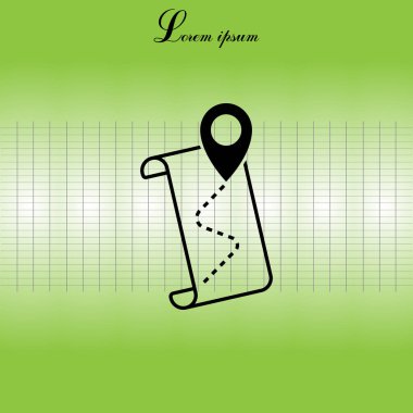 harita basit simgesi