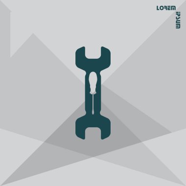 Araçlar düz simgesi