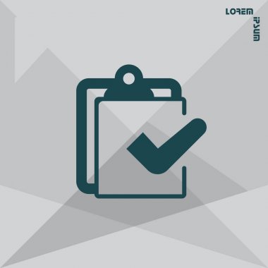 Denetim listesi simge tasarlamak