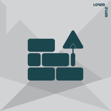 Tuğla ve mala simge yapı