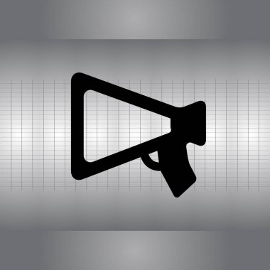 megafon veya hoparlör simgesini