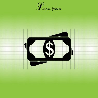 para simgesinin düz simgesi