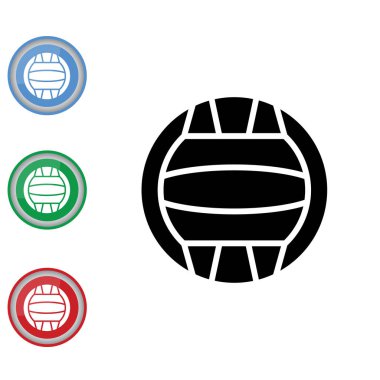 Voleybol basit simgesi