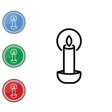 Mumlar basit simgesi