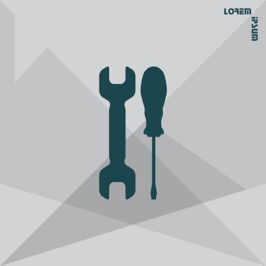 Araçlar düz simgesi