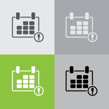 Web satırı simgesi. Takvim