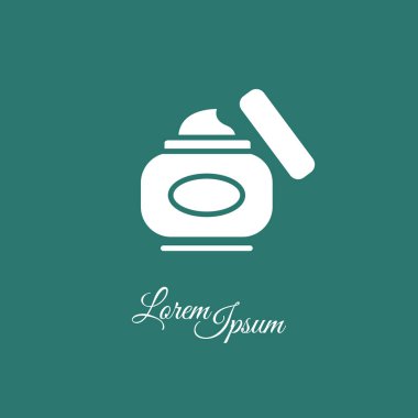 kavanoz krem basit simgesinin