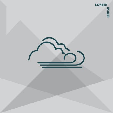 Bulutlu ve Rüzgar simgesi