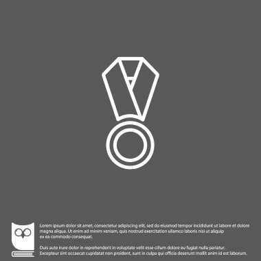 ödül madalya simgesi