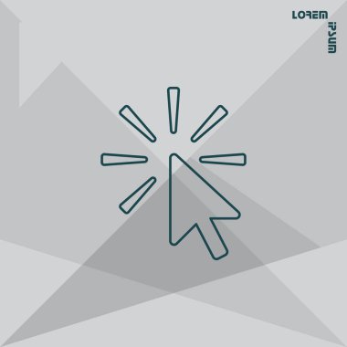 imleç basit simgesi