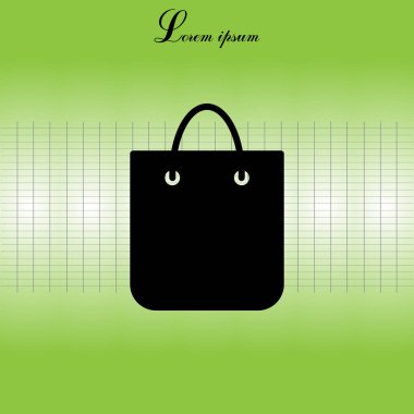 alışveriş çantası simgesi