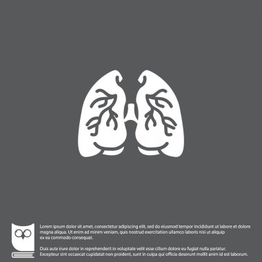  Akciğerler Web satırı simgesi