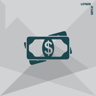 para simgesinin düz simgesi